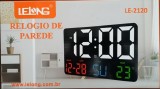 RELOGIO DIGITAL DE PAREDE LELONG LE 2120