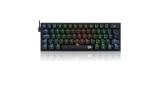 TECLADO MECANICO RGB REDRAGON FIZZ K617RB PRETO SWITCH AZUL