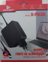 FONTE NOTEBOOK TIPO C 20V 3.25A GRASEP