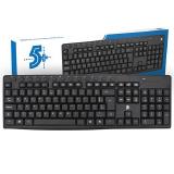 TECLADO SEM FIO 5 OFFICE TW-500 2.4GHZ PRETO CHIP SCE 015-0081