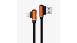 CABO LASH 90 GRAUS USB / LIGHTNING  2.1A 1M OEX C-10