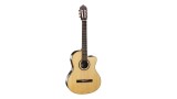 VIOLAO DE NYLON ELETROACUSTICO CORT C/CAPA AC 160CF NAT