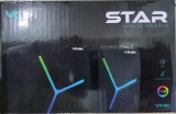 CAIXA DE SOM COMPUTADOR STAR 3W RMS RGB VINIK  VSPKG6WST  PRETA