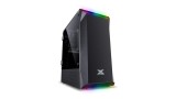 GABINETE GAMER VINIK BOREALIS PRETO LED RGB