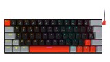 TECLADO GAMER MECANICO PCYES KUROMORI  PTKM60BL SWITCH AZUL 199408