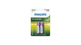 PILHA AA RECARREGAVEL PHILIPS 2500MAH C/2