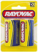 PILHA RAYOVAC GRANDE COMUM  D2 C/2