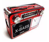 RADIO AM/FM/USB/SD BLUETOOTH / COM BATERIA /  LANTERNA LED LELONG LE-666