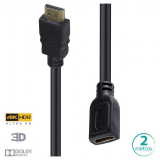 CABO EXTENSOR HDMI 2M VINIK 2.0 4K ULTRA HD 3D 33731