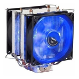 COOLER PROCESSADOR LED AZUL LGA 115X 775 AM4 AM3 FM2 KNUP KP-VR304