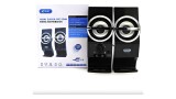 CAIXA DE SOM COMPUTADOR PRETA 12W KNUP KP-7024
