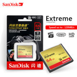 CARTAO DE MEMORIA CF 64GB SANDISK CLASSE 10 EXTREME 120MB/S COMPACT FLASH