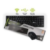 KIT TECLADO E MOUSE SEM FIO MBTECH MB54264