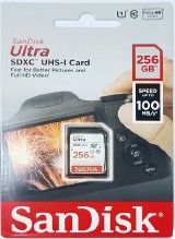 CARTÃO SD SANDISK 256GB ULTRA  100MB