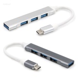 HUB USB TIPO C PARA 1 USB 3.0 E 3 USB 2.0  5V OEX HB-104