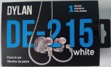 FONE DE RETORNO IN EAR COM 1 DRIVE DYLAN DE-215 BRANCO