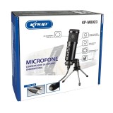 MICROFONE CONDENSADOR USB KP-M0023 KNUP