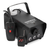 MAQUINA DE FUMAÇA 700W 127V COM CONTROLE COM FIO E SEM FIO LED RGB BRIWAX BX-750