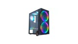 GABINETE GAMER KMEX CG-03A1 ANJO DE COMBATE III  2 FANS ARGB