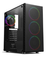 GABINETE GAMER T-DAGGER PRETO TGC-G10B RGB