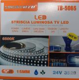 FITA LED DUPLA ALTA POTENCIA  BRANCO FRIO 3528 24V IP20  5M TB-5065