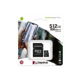 CARTAO DE MEMORIA MICRO SD 512GB KINGSTON CLASSE 10 100MB/S CANVAS SELECT PLUS