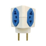 ADAPTADOR TOMADA CUBO 4 SAIDAS 10A E 20 A