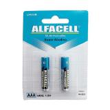 PILHA AAA ALCALINA ALFACELL 1.5V C/2