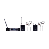 MONITOR TRANSMISSOR DUPLO C/ 2 RECEPTORES FONE RETORNO DE PALCO SEM FIO DYLAN UHF DSM-600