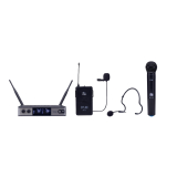 MICROFONE SEM FIO DYLAN UDX-05 MULTI 1 BASTÃO DE MÃO 1 HEADSET 1 LAPELA UHF