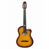 VIOLAO ELETROACUSTICO NYLON GNF-3 CEQ TOBACCO SUNBURST