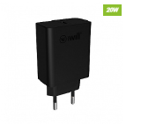 FONTE CARREGADOR CHARGE 20W PRETO IWILL TIPO C  - 1922