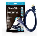 CABO HDMI 1M 2.1 AQUÁRIO 8K - PONTA BANHADA A OURO