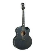 VIOLAO ELETROACUSTICO AÇO STRINBERG SJ201HC TOS SEMI JUMBO FOSCO