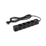 FILTRO DE LINHA 4 TOMADAS PRETO 2 PORTAS USB INTELBRAS EPE 204