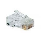 CONECTOR RJ45 MACHO CAT6 SEM GUIA HAMMER