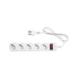 FILTRO DE LINHA INTELBRAS BIVOLT 5 TOMADAS EPE 205+ BRANCO COM 3 METROS DE CABO