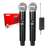 MICROFONE DUPLO SEM FIO TOMATE MT-2306A