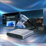 ADAPTADOR CONVERSOR TIPO C PARA 2 HDMI FEMEA EXTENDE 2 TELAS SIMULTANEAS