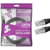 CABO DE REDE CAT5 02 METROS PATCH CORD PRETO CHIP SCE  018-1073