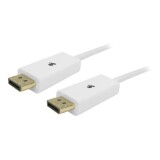 CABO DISPLAYPORT DP MACHO X DISPLAYPORT DP MACHO V1.2 120HZ 4K BRANCO 3 METROS CHIP SCE 018-7494
