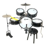 BATERIA INFANTIL LUEN STAR KIDS PRETA 44001PTF