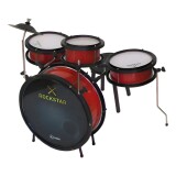 BATERIA INFANTIL ROCKSTAR LUEN VERMELHO