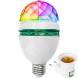 LAMPADA LED GLOBO COLOR GIRATORIA RGB