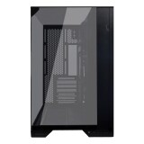 GABINETE GAMER LIAN LI O11 VISION COMPACT E-ATX LATERAL EM VIDRO TEMPERADO SEM FANS PRETO O11VPX-M BLACK