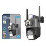 CAMERA IP GIRATORIA EXTERNA LENTE DUPLA FULL HD 360 IT BLUE SC B59