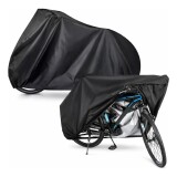CAPA COBERTURA PARA MOTO SCOOTER E BICICLETA ELETRICA IMPERMEÁVEL PRETA