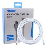 CABO DE REDE CAT6  10 METROS IT BLUE  LE-314