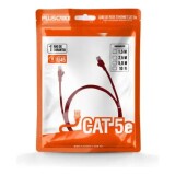 CABO DE REDE PATCH CORD CAT5E 5 METROS VERMELHO PLUSCABLE