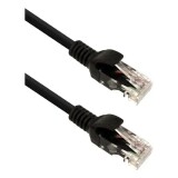 CABO DE REDE PATCH CORD CAT5E 5 METROS PRETO PLUSCABLE